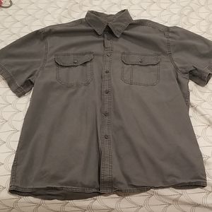 Gray Button Up Shirt